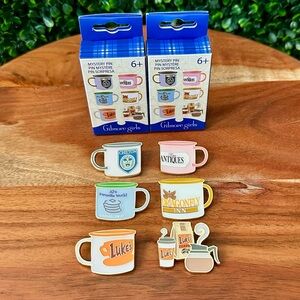 Loungefly Gilmore Girls Mugs Blind Box Enamel Pin, Complete Set